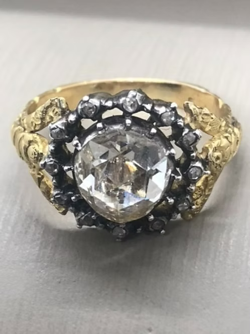 Rose-diamond Heart Cluster