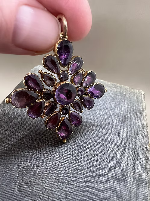 Foiled Amethyst Cruciform c.1810
