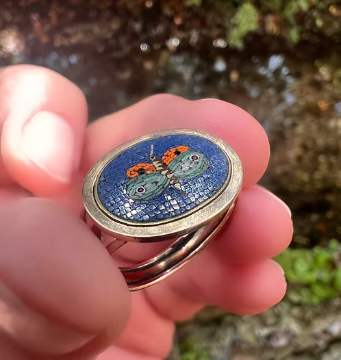 Butterfly Mosaic Ring