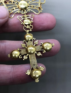 Iberian Diamond Cross Pendant