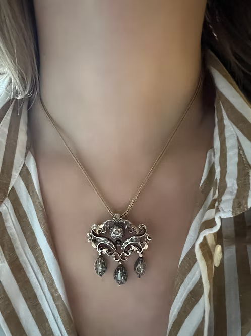 Diamond Girandole Pendant