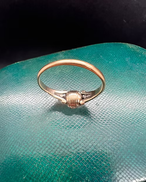 Georgian Rose Diamond Solitaire