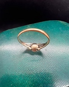 Georgian Rose Diamond Solitaire