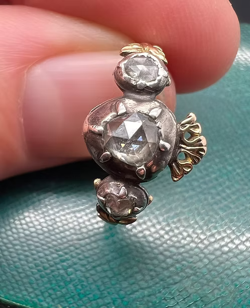 Crowned Heart Betrothal Ring 1760