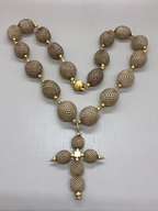 Hairwork Balloon Necklace