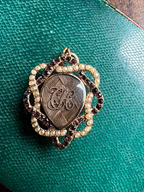 Georgian heart locket pendant