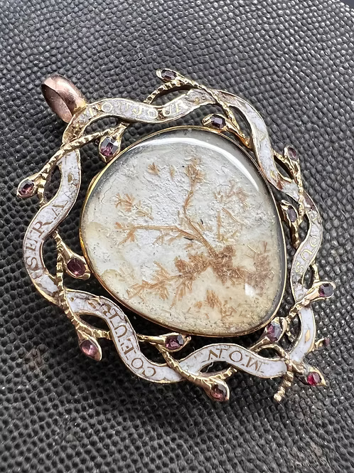 Georgian Rococo Heart Pendant