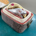 Platinum and Gold Snake Ring 1899