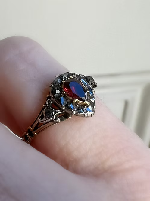 Rococo Heart Ring c.1760