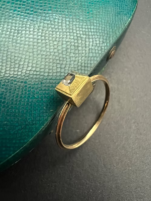 Renaissance Table-cut Diamond Ring