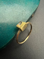 Renaissance Table-cut Diamond Ring