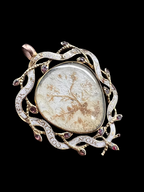 Georgian Rococo Heart Pendant