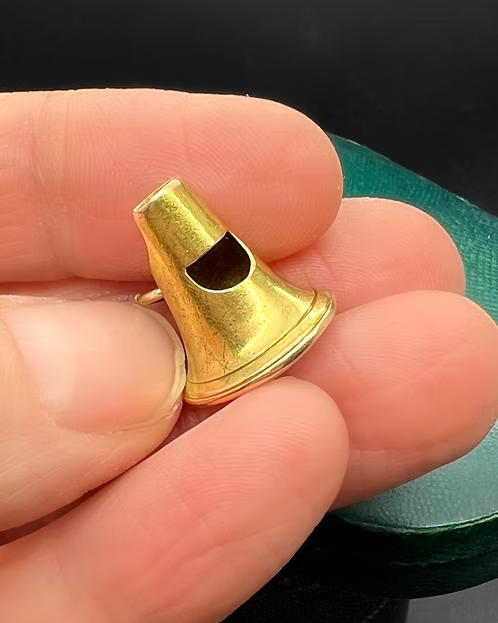 15 ct Victorian Whistle Pendant