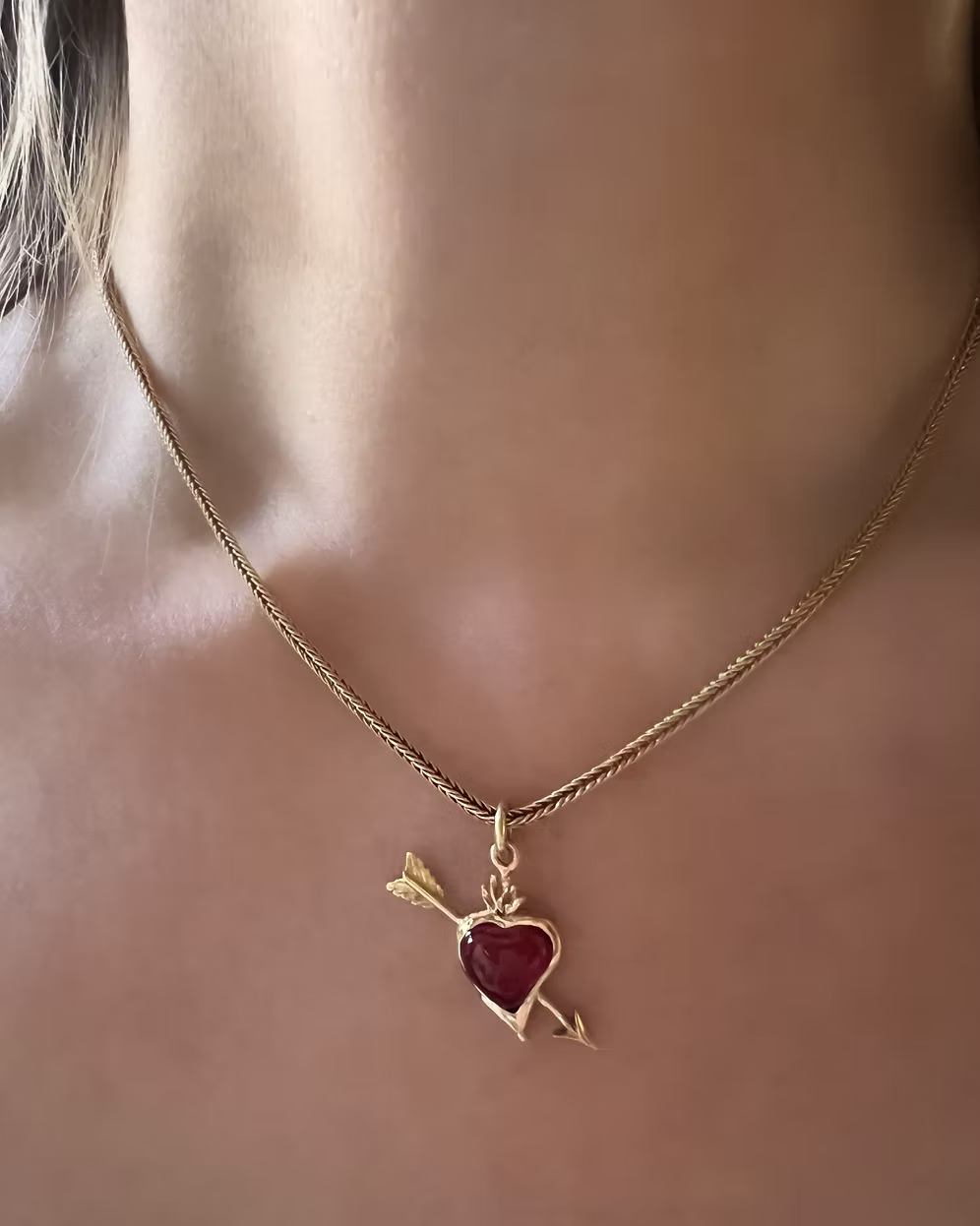 Arrow through the Heart Pendant