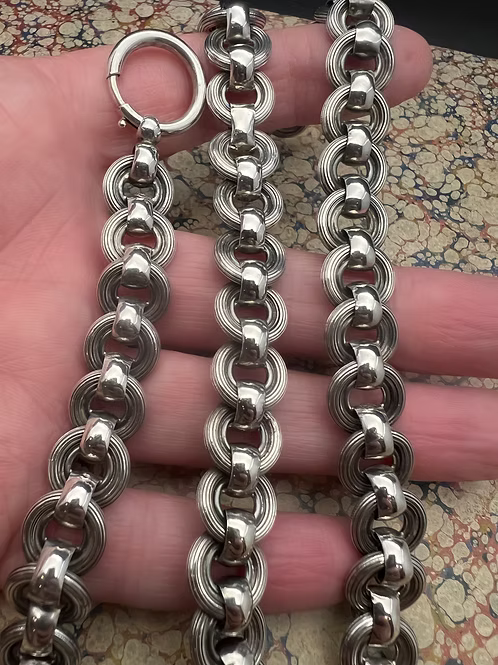 Victorian Silver Collar