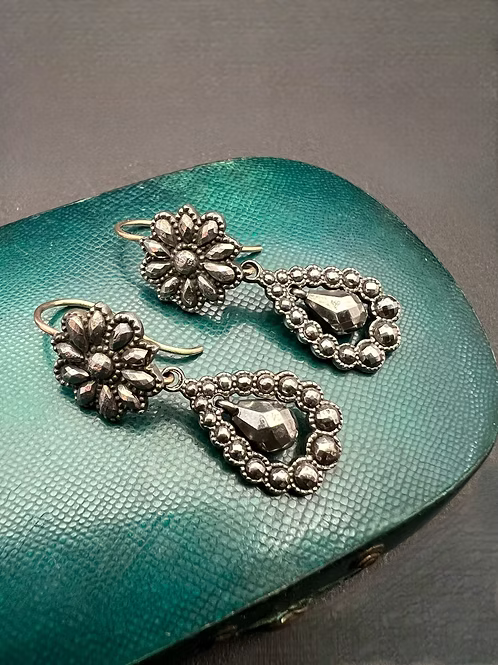 Georgian Steel Earrings
