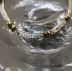 White enamel mourning ring for two members of the Hodge family