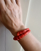 Coral Serpent Bracelet