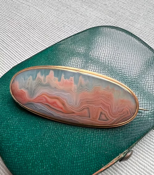 Specimen Agate Brooch 1806