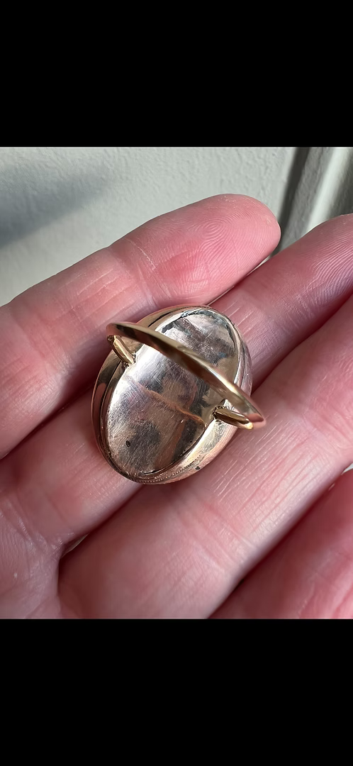 Portrait Miniature ring c.1760