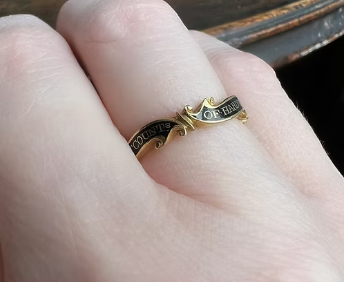 Countess of Hardwicke Mourning Ring 1761