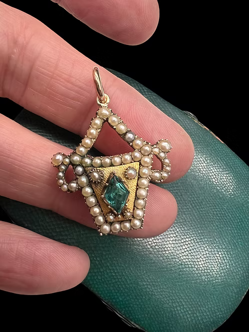 Georgian Basket Pendant