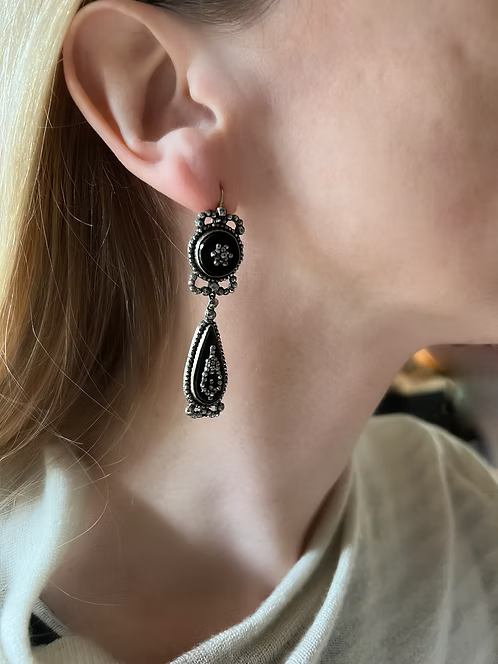 Cut Steel Earrings