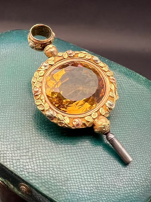 Citrine 3 Colour Gold Watchkey