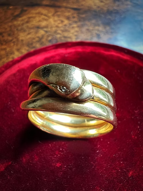Victorian Snake Ring 1882