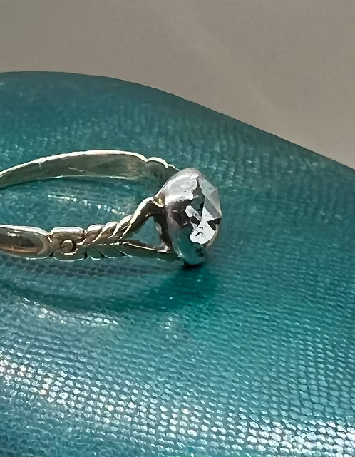 Georgian Rose-cut Heart Ring