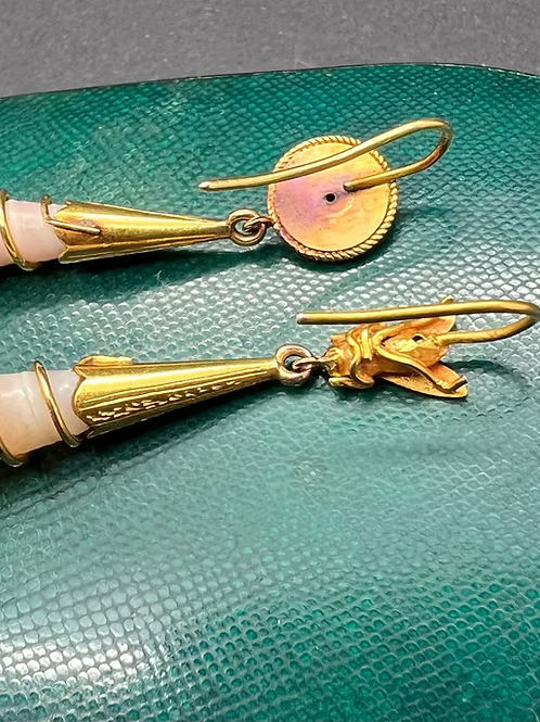 Victorian Shell Earrings