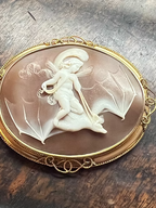Ariel on a Bat