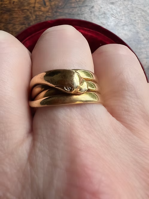 Victorian Snake Ring 1882