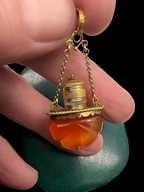 Regency Carnelian Scent Bottle Pendant