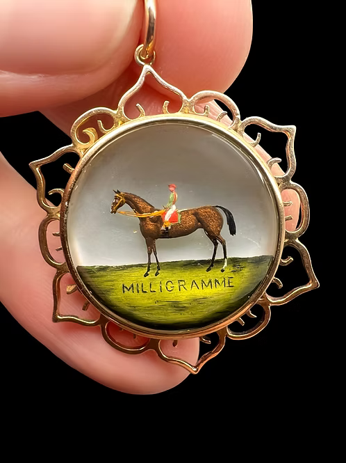 Essex Crystal Racehorse Pendant