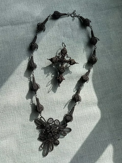 Silesian Fuschia Necklace c.1810