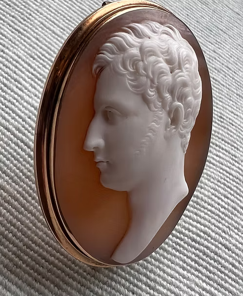 Roman Shell Cameo Portrait