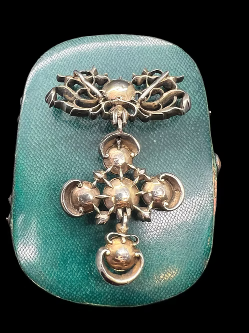 Ruby and River Pearl Rococo Pendant