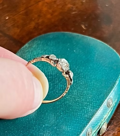 Georgian Rococo Diamond Ring