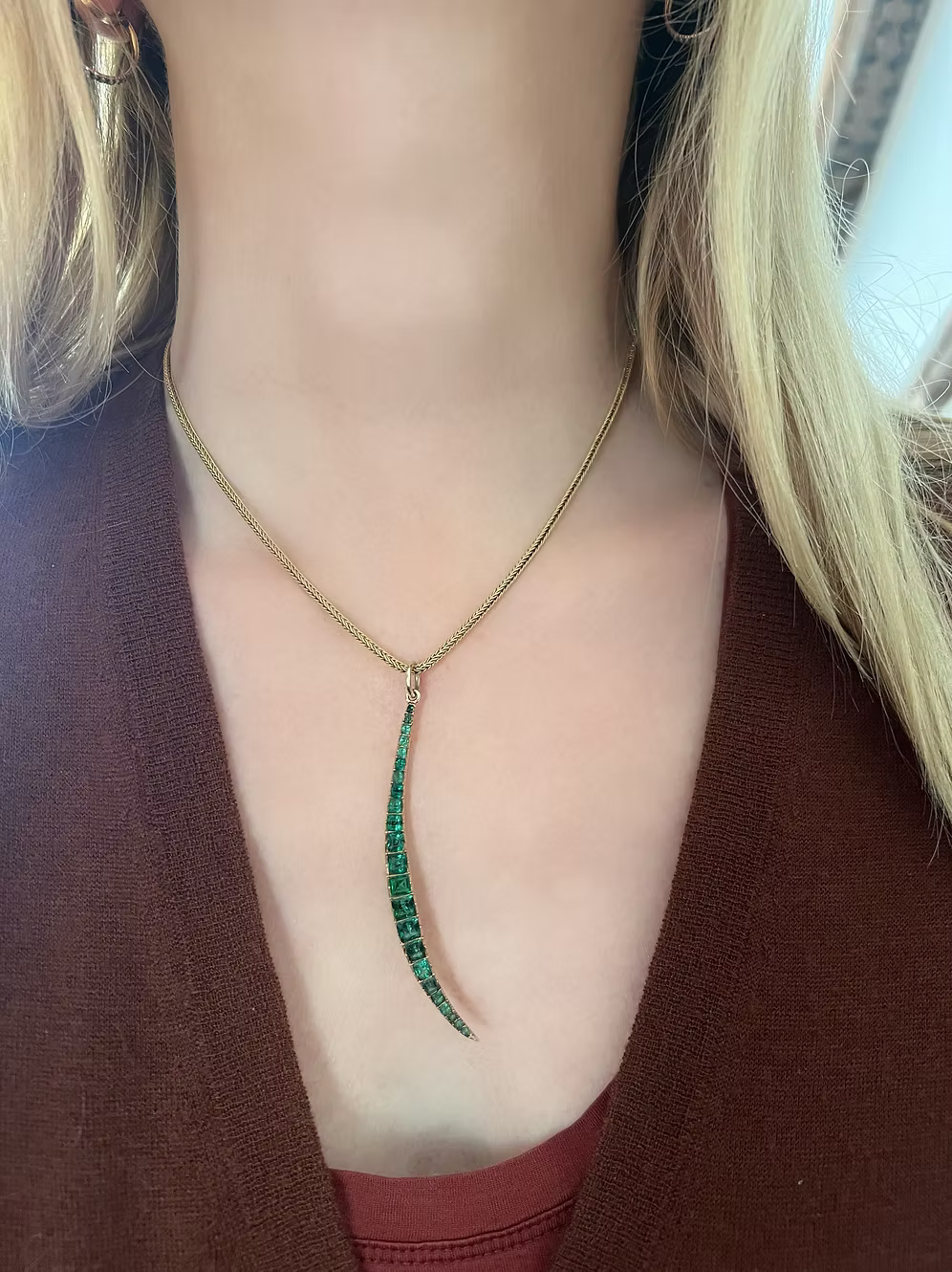 Georgian Leaf Pendant