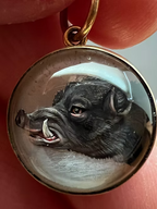 Wild Boar Essex Crystal Pendant