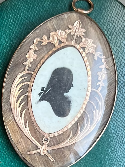 Mourning Silhouette Pendant