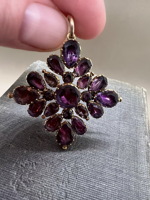 Foiled Amethyst Cruciform c.1810