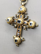 Iberian Diamond Cross Pendant