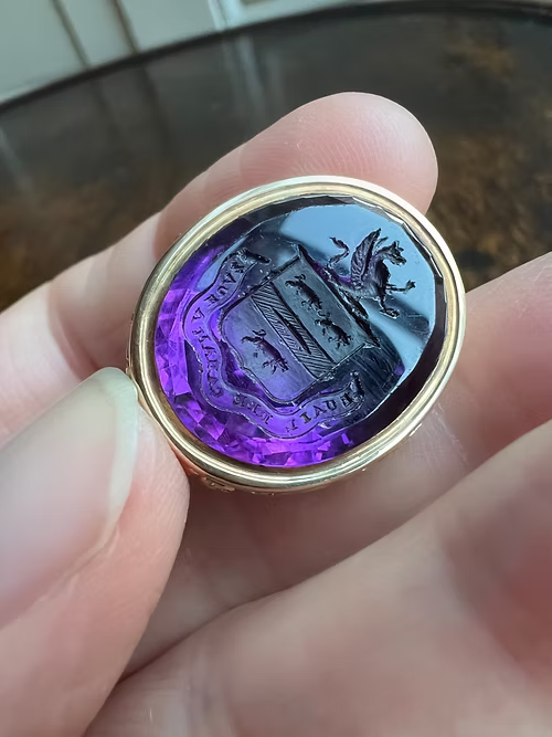 Amethyst Fox Fob