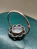 Ribbon Border Locket Ring c.1760
