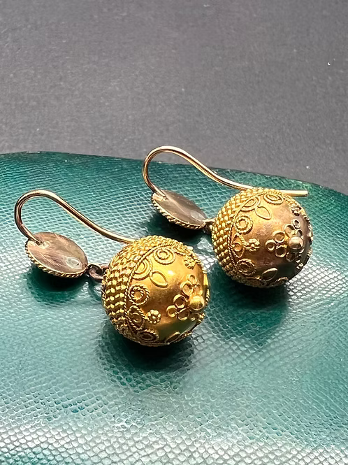 Etruscan Revival earrings