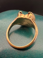 Victorian Garnet Horseshoe Ring