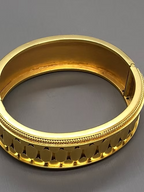 Basketweave Victorian 15carat Gold Cuff