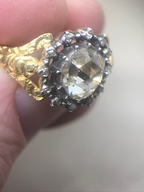 Rose-diamond Heart Cluster